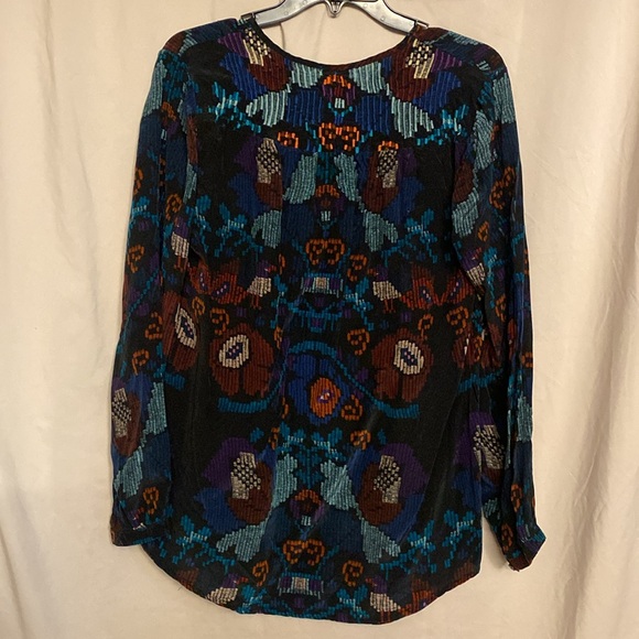 NWT Tolani Caitlyn Long Sleeve Top Size XL Color Black-Multi - Picture 6 of 13